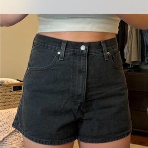 Levi’s Black Denim Women's Shorts